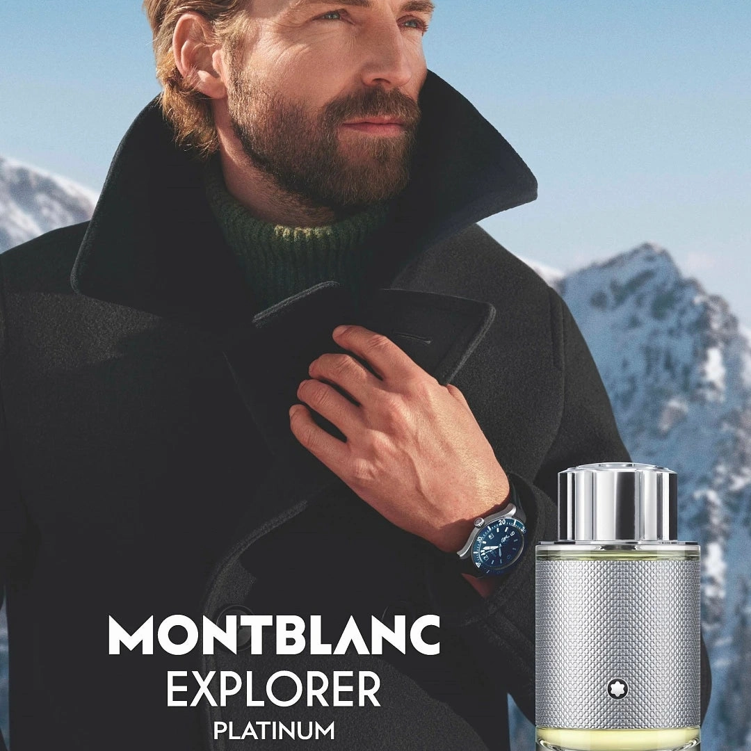 Mont Blanc Explorer Platinum 3.4 oz EDP for men